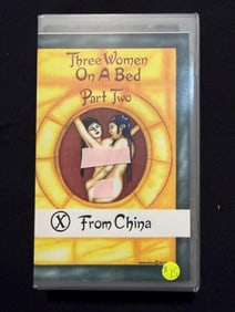 Original - RARE - THREE WOMEN ON A BED - CHINA ADULT ONLY VHS
