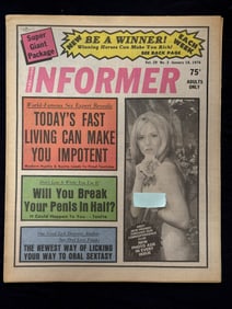 NATIONAL INFORMER SET OF 2 ADULT TABLOID STYLE PUBS