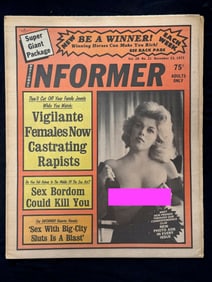 NATIONAL INFORMER SET OF 2 ADULT TABLOID STYLE PUBS