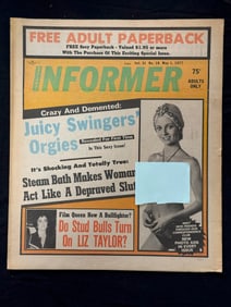 NATIONAL INFORMER SET OF 2 ADULT TABLOID STYLE PUBS