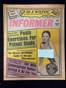 NATIONAL INFORMER SET OF 2 ADULT TABLOID STYLE PUBS