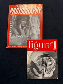 GLAMOUR PHOTOGRAPHY 1955 & FIGURE #1 1951 MAGS
