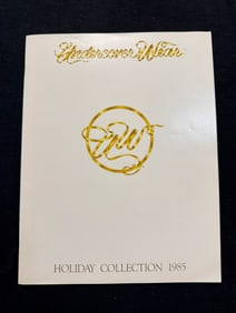 UNDERCOVER WEAR 1985 HOLIDAY COLLECTION AND WIZARD 1995 COMIC POSTER. UndercoverWear 1985 Size: