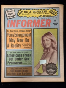 NATIONAL INFORMER SET OF 2 ADULT TABLOID STYLE PUBS
