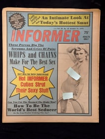 NATIONAL INFORMER SET OF 2 ADULT TABLOID STYLE PUBS