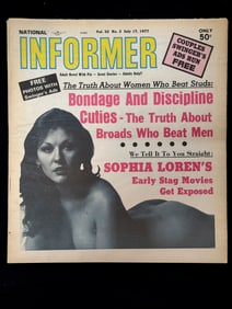 NATIONAL INFORMER SET OF 2 ADULT TABLOID STYLE PUBS