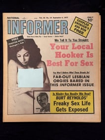 NATIONAL INFORMER SET OF 2 ADULT TABLOID STYLE PUBS