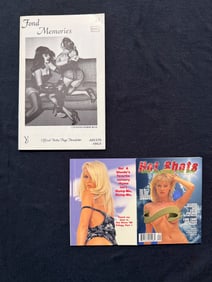 FOND MEMORIES BETTIE PAGE NEWSLETTER & HOT SHOTS MENS NUDE MINI MAG