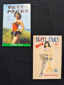 BETTY PAGES - #9 FAREWELL EDITION AND #8