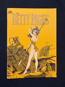 VERY RARE - THE BETTY PAGES NEWSLETTER #1 - FIRST ISSUE 1987