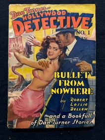 ULTIMATE RARE ! ! ! #1 FIRST ISSUE DAN TURNER HOLLYWOOD DETECTIVE