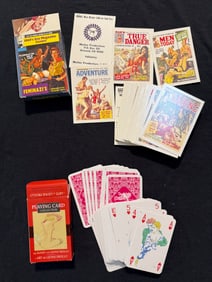 1960’s SEX MAGAZINE COVER CARDS & ART DE LEONE FROLLO PLAYING CARDS