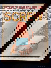 SET OF 2 SCREW MAGAZINES - AMAZING VINTAGE PORNO COVER ART