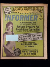 NATIONAL INFORMER SET OF 2 ADULT TABLOID STYLE PUBS