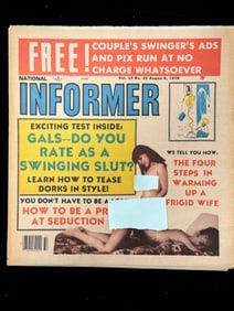 NATIONAL INFORMER SET OF 2 ADULT TABLOID STYLE PUBS