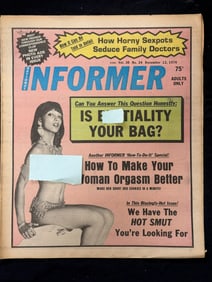 NATIONAL INFORMER SET OF 2 ADULT TABLOID STYLE PUBS