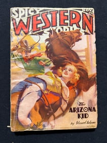 RARE ! ! ! 1936 PULP - SPICY WESTERN STORIES