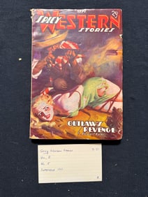1937 PULP - SPICY WESTERN STORIES