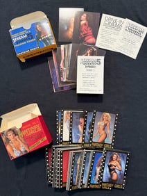 SCREAM QUEENS EXPOSED CARD SET & FANTASY GIRLS TRADING CARDS