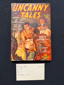 1939 PULP - UNCANNY TALES WITH BONDAGE COVER