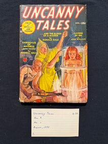 1939 PULP - UNCANNY TALES WITH BONDAGE COVER