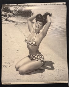 BETTY PAGE POSTER 1997