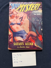 1938 PULP - SPICY MYSTERY STORIES