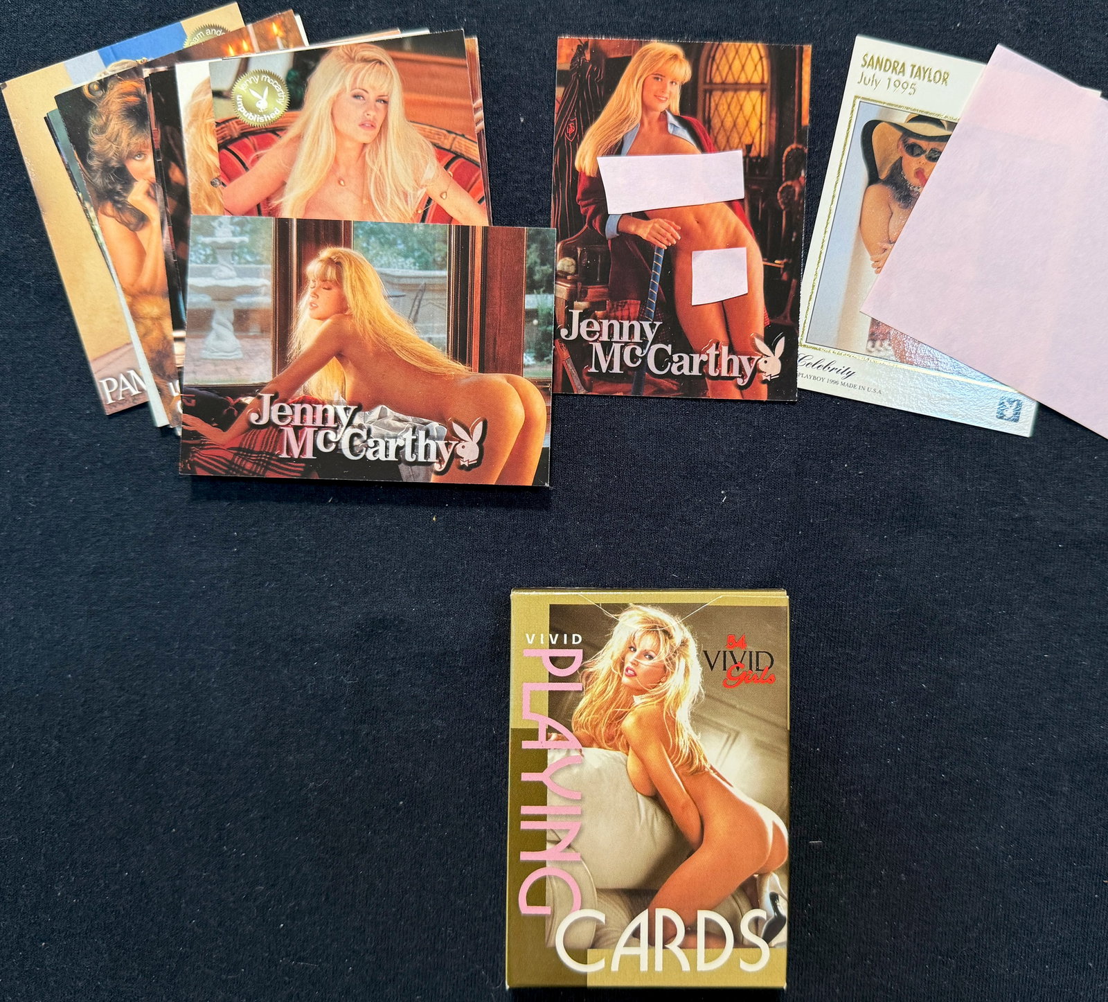 PLAYBOY CARD SET FEATURING JENNY MCCARTHY & VIVID PLAYING CARDS: PLAYBOY CARD SET FEATURING JENNY MCCARTHY & VIVID PLAYING CARDS