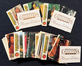HUGE SELECTION OF PENTHOUSE COLLECTORS SERIES PREMIER EDITION TRADING CARDS