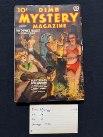 1938 PULP - DIME MYSTERY MAGAZINE