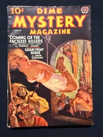 1938 PULP - DIME MYSTERY MAGAZINE