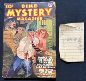 1938 PULP - DIME MYSTERY MAGAZINE
