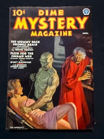 1937 PULP - DIME MYSTERY MAGAZINE