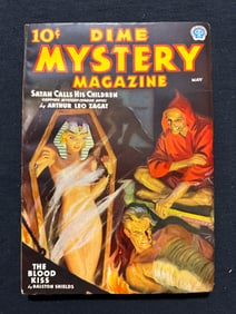 1937 PULP - DIME MYSTERY MAGAZINE