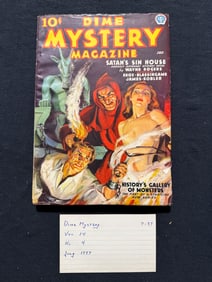 1937 PULP - DIME MYSTERY MAGAZINE