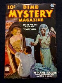 1936 PULP - DIME MYSTERY MAGAZINE