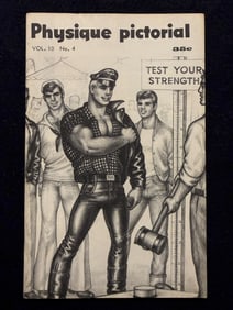 PHYSIQUE PICTORIAL #4  - 1960 - TOM OF FINLAND COVER