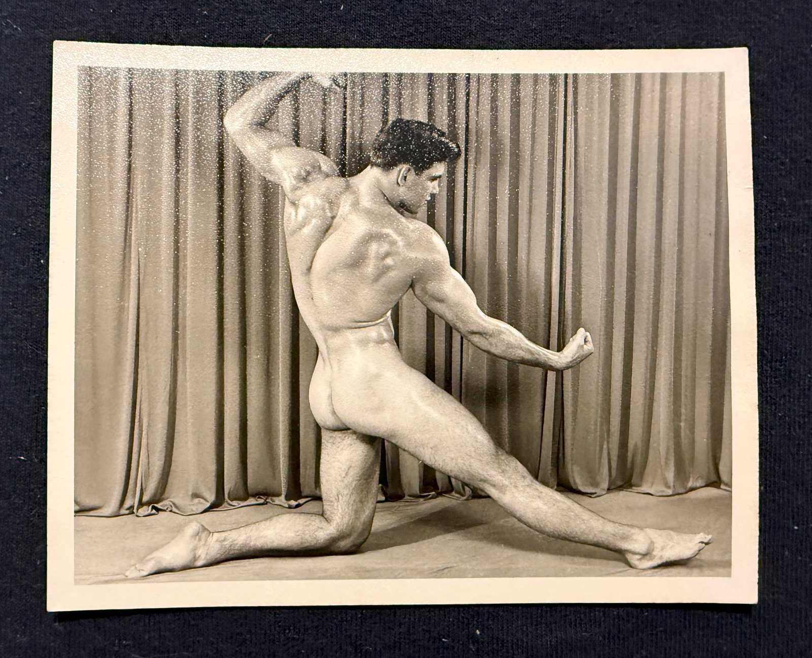 VINTAGE 4 x 5 BEEFCAKE MODEL Western Photography Guild SERIES 3 #9: Western Photography Guild is a physique photography studio in Denver, Colorado, USA. It was originally established in 1947 by photographer Don Whitman, one of the original founders of the Mr. Colorado