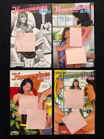 HOUSEWIVES AT PLAY ADULTS ONLY COMIC #17-20 - INCLUDES FINAL ISSUE !!!!