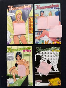 HOUSEWIVES AT PLAY ADULTS ONLY COMIC #5-8 - MINT