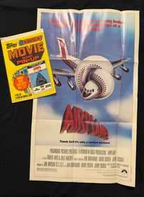 TOPS MOVIE GIANT PIN-UP POSTER - AIRPLANE - 1981