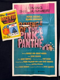 TOPS MOVIE GIANT PIN-UP POSTER - REVENGE OF THE PINK PANTHER - 1981