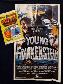 TOPS MOVIE GIANT PIN-UP POSTER - YOUNG FRANKENSTEIN - 1981