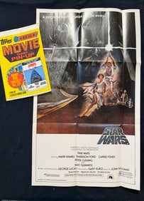 TOPS MOVIE GIANT PIN-UP POSTER - STAR WARS - 1981
