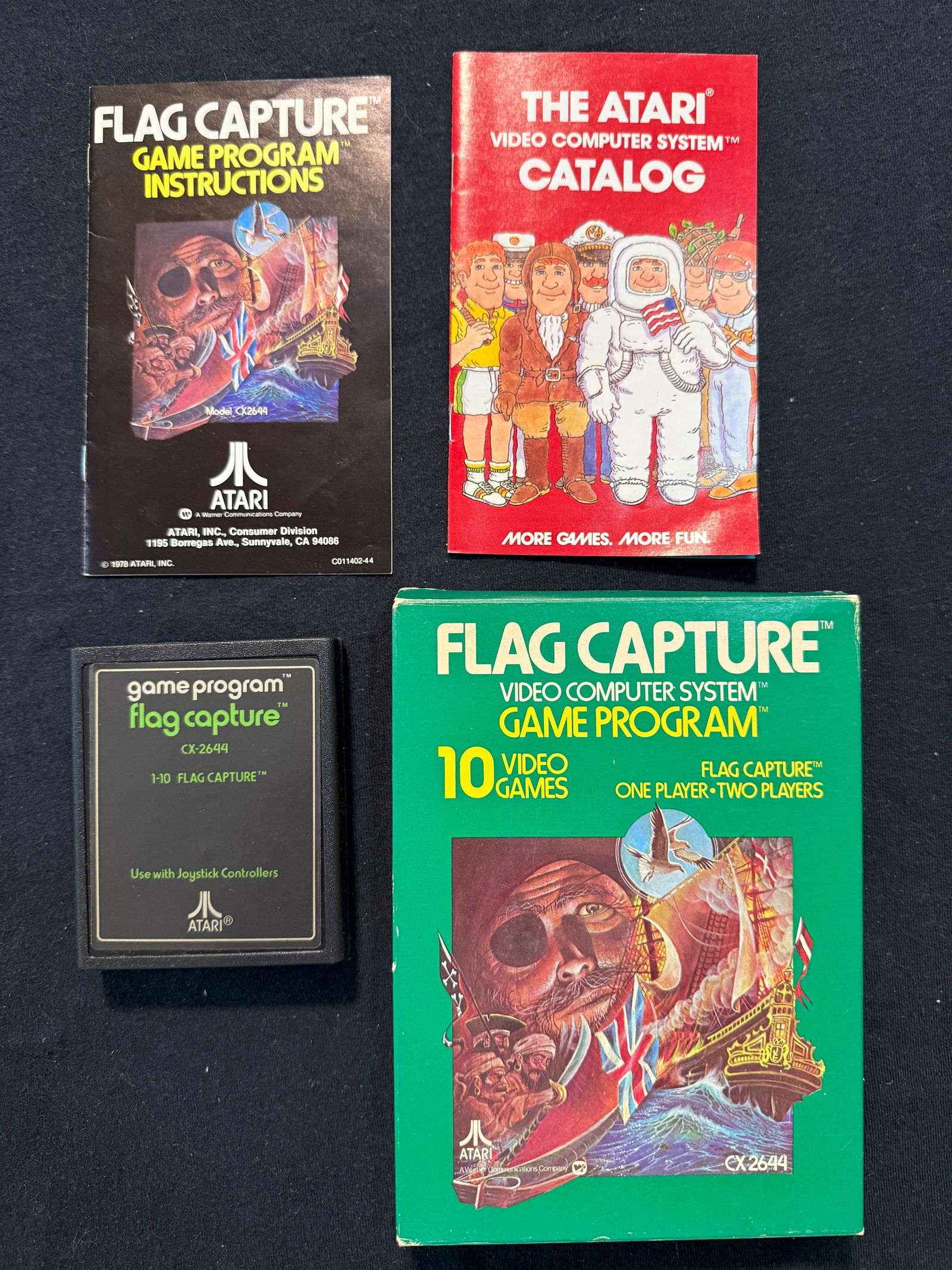 ATARI FLAG CAPTURE VINTAGE VIDEO GAME WITH BOX AND MANUALS (1 of 1)