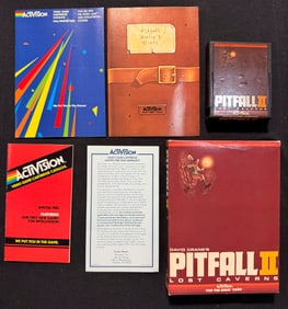 ACTIVISION PITFALL II VINTAGE VIDEO GAME WITH BOX AND MANUALS