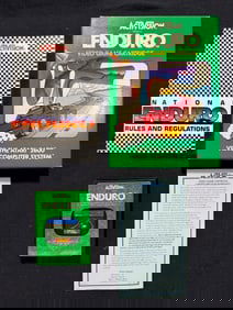 ACTIVISION ENDURO VINTAGE VIDEO GAME WITH BOX AND MANUALS