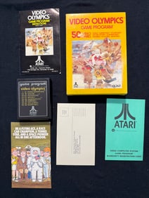 ATARI VIDEO OLYMPICS VINTAGE VIDEO GAME WITH BOX AND MANUALS