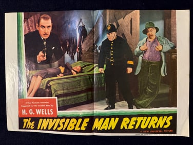 HG WELLS THE INVISIBLE MAN RETURNS MOVIE POSTER