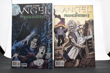 ANGEL VS. FRANKENSTEIN I & 2 - IDW ONE SHOT BYRNE